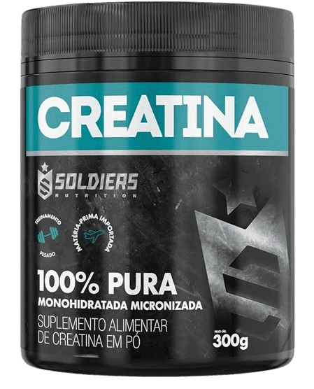 Creatina Pote 100% Pura - Soldiers Nutrition