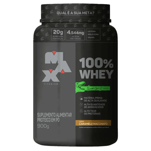 Whey Protein 100% Linha Dino Pote - Max Titanium